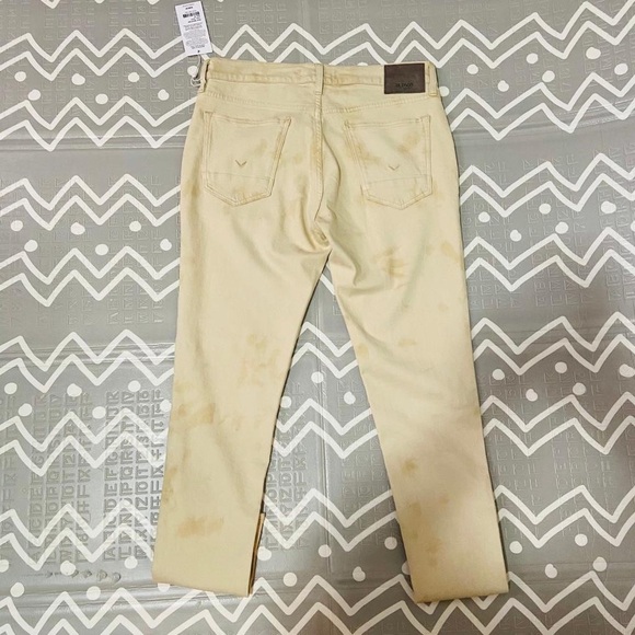 HUDSON Slim Straight Spotted Denim Jeans - Picture 5 of 8